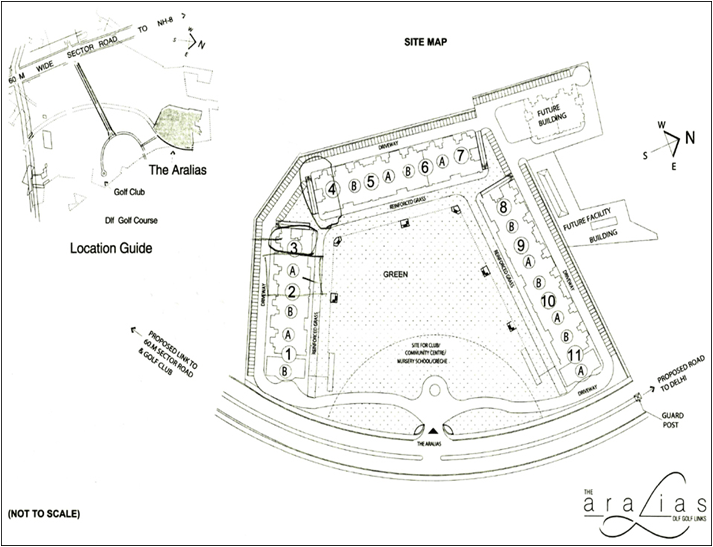 DLF The Aralias Site Plan 